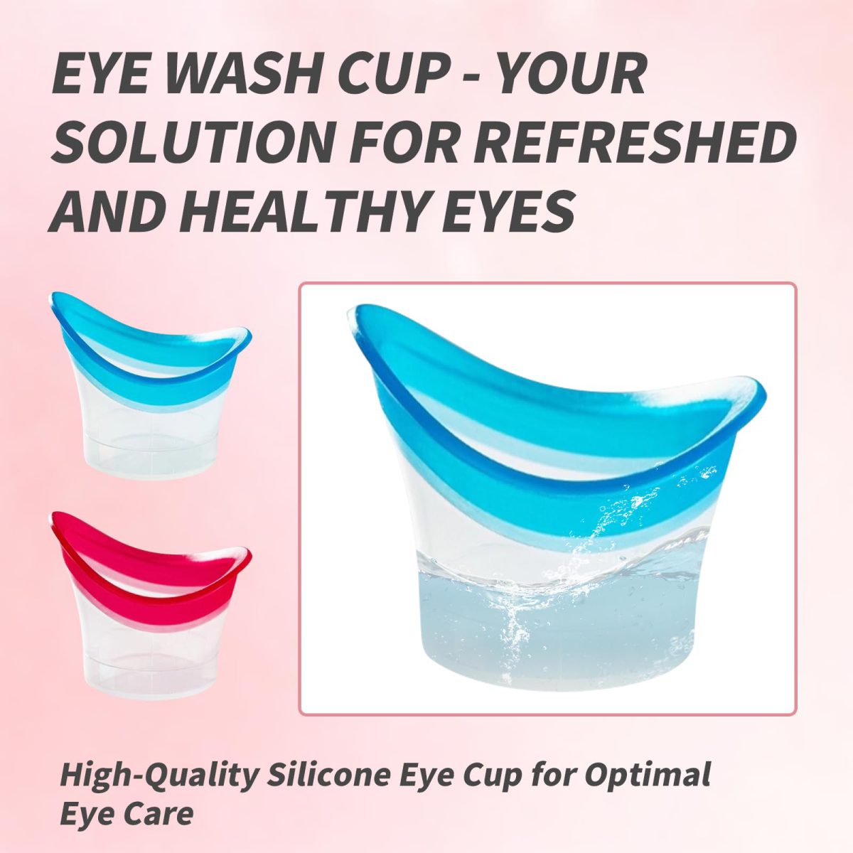 Silicone Eye Wash Cup (1 Pair)