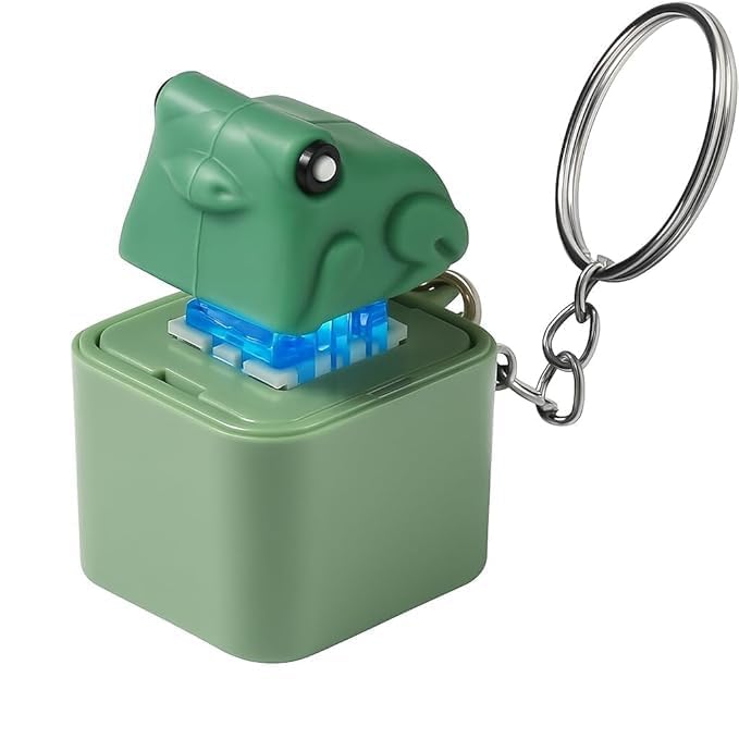 Rechargeable Cute Frog Sound Keychain