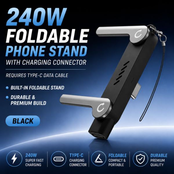 Black Stand Only – No Type-C Cable