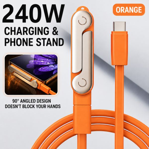 Orange Stand + 1.5m Type-C Cable